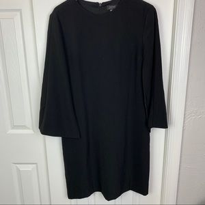 Tahari ASL Bell Sleeve Black Dress
